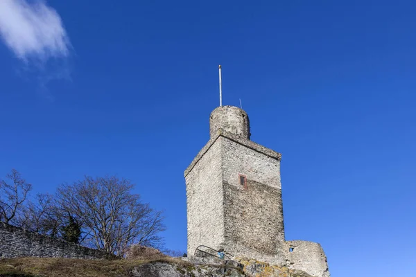 Old castle Falkenstein  in Koenigstein — Stock Photo, Image