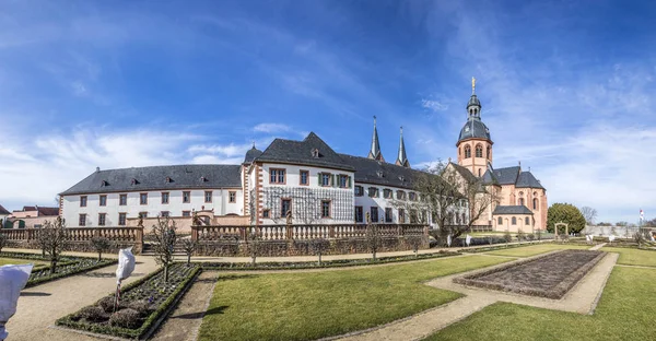 Famous benedictine cloister in Seligenstadt, Germany — Stock Photo, Image