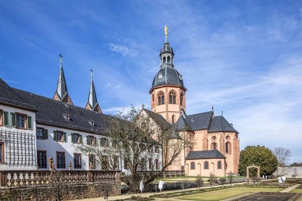 Famoso chiostro benedettino a Seligenstadt, Germania — Foto Stock