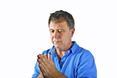 Akıllı el adam portresi 