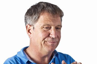 Akıllı el adam portresi 