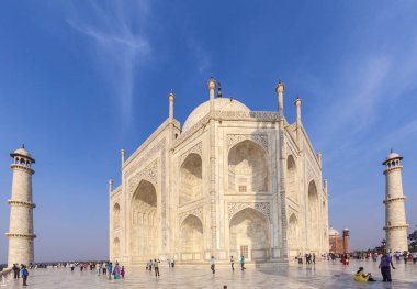 Taj Mahal in India  clipart