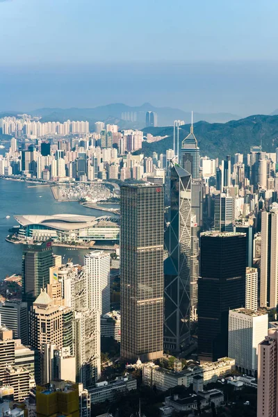 Das internationale Finanzzentrum mit der Skyline der Stadt in Victoria, — Stockfoto