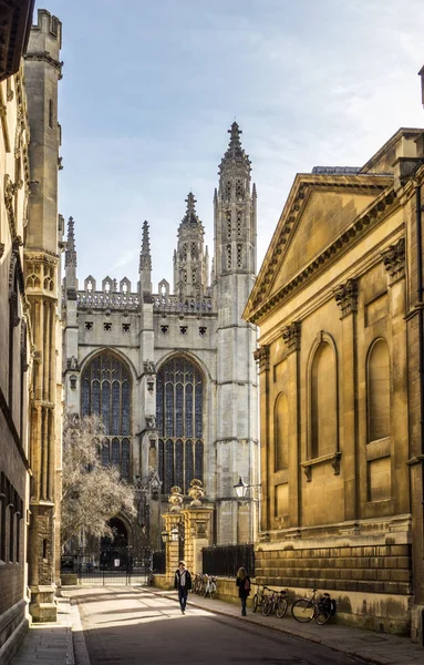 Faculdade King 's em Cambridge, Inglaterra — Fotografia de Stock