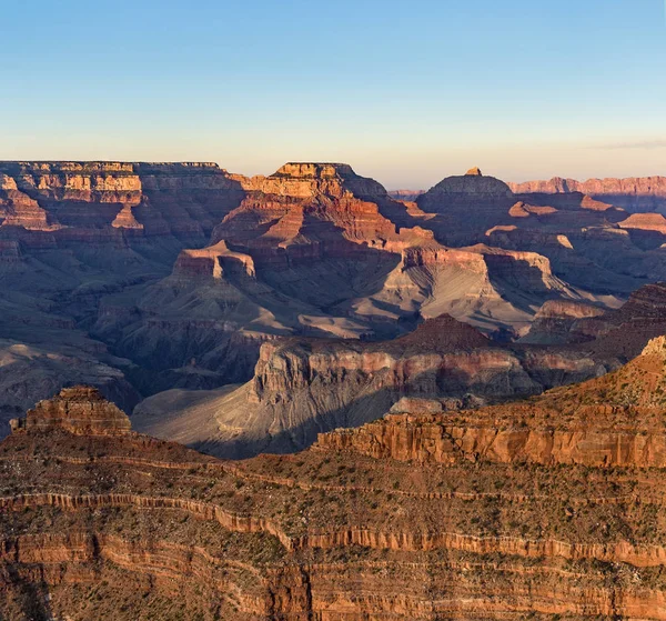Kijk in de grand canyon vanaf mathers punt, south rim — Stockfoto
