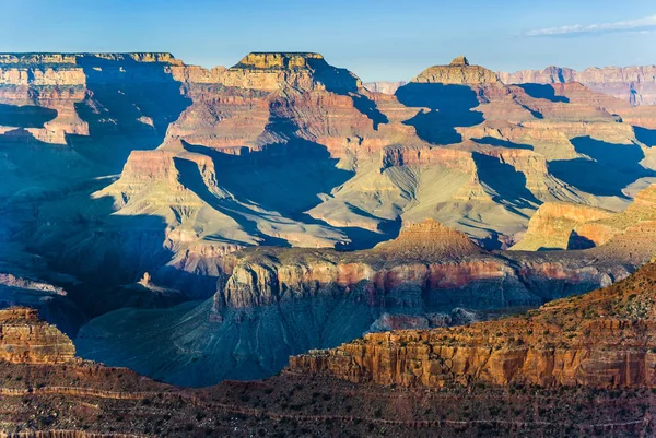 Grand canyon w mathers punkt w zachód światło — Zdjęcie stockowe