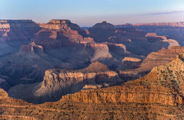 Blick in den Grand Canyon vom Mathers Point, Südrand — Stockfoto