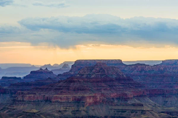 Sunset view from Desert View Point into the Grand canyon — Stock Photo, Image