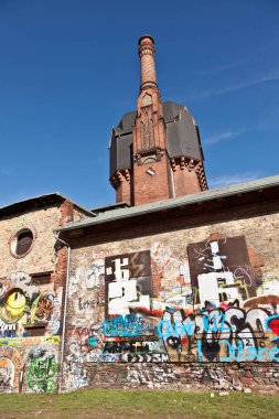 eski tarihi watertower tuğla yapı