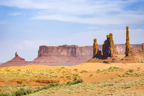 Denkmal Tal in arizona, Totempfahl — Stockfoto