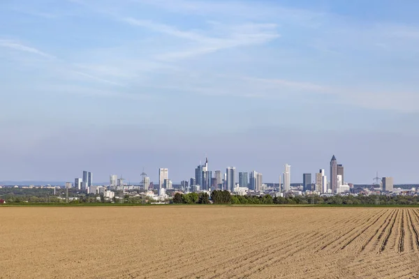 Panorama Frankfurtu nad Mohanem — Stock fotografie