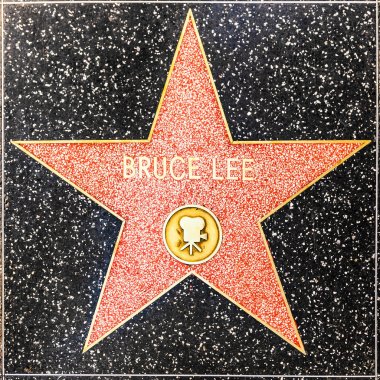 Bruce Lee yıldızı hollywood Şöhret Kaldırımı 
