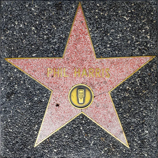 Phil harris star auf dem hollywood walk of fame — Stockfoto