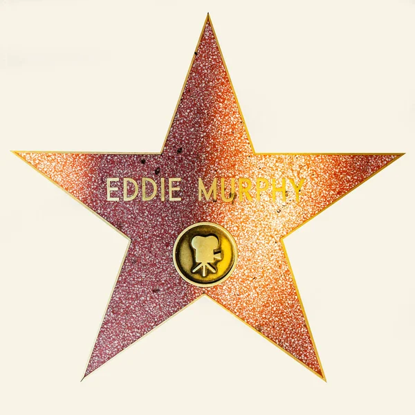 La stella di Eddie Morphy sulla Hollywood Walk of Fame — Foto Stock