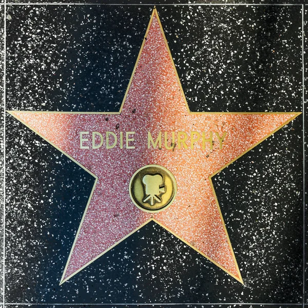 Eddie morphy hollywood Şöhret Kaldırımı yıldız — Stok fotoğraf