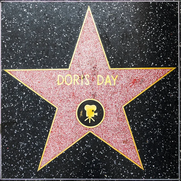 Doris Days estrela na Calçada da Fama de Hollywood — Fotografia de Stock