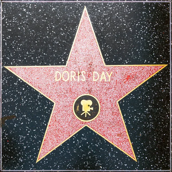 Doris Days star on Hollywood Walk of Fame — Stock Photo, Image