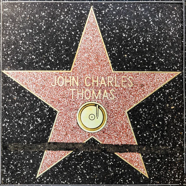 John Charles Thomas star Hollywood Walk of Fame — Stock Fotó