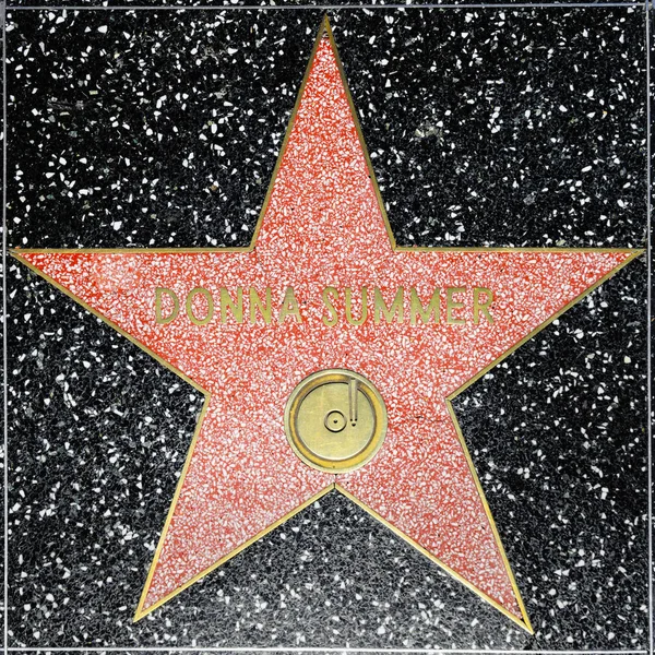 Donna Summers en vedette sur Hollywood Walk of Fame — Photo