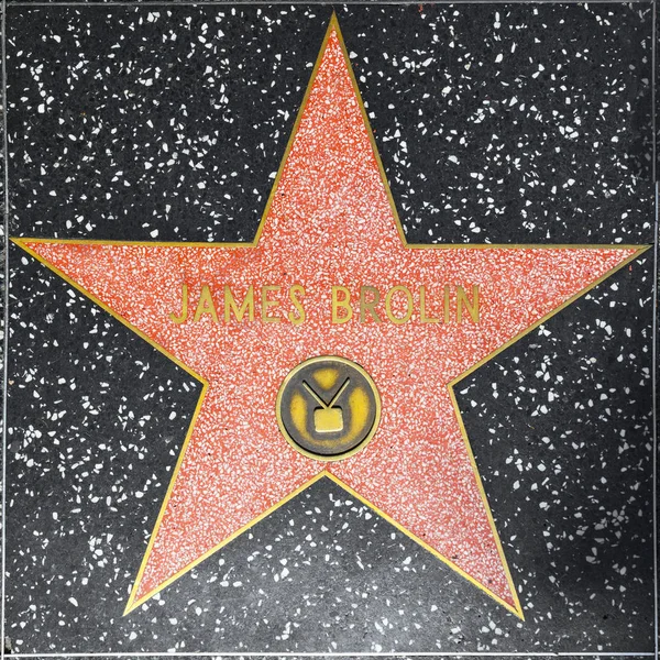 James Brolins stella sulla Hollywood Walk of Fame — Foto Stock