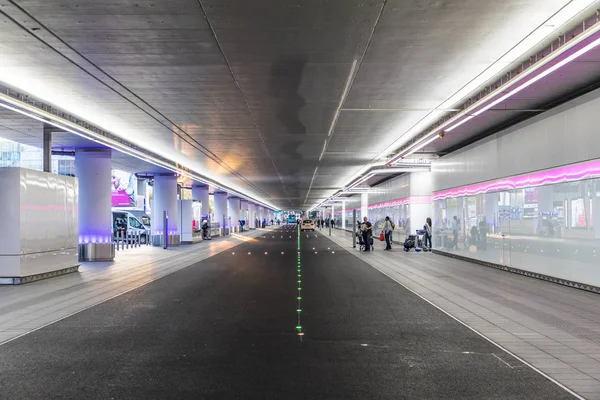 Nova área de entrega e retirada no aeroporto internacional de Frankfurt — Fotografia de Stock