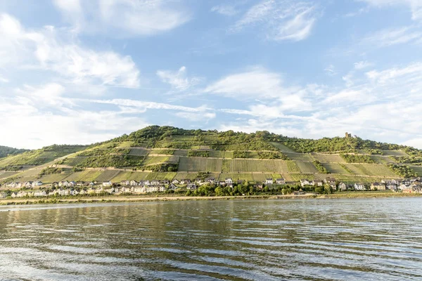 Splendida vista panoramica sulla valle del Reno — Foto Stock