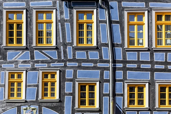 Facade of  half timbered house — Stock Photo, Image