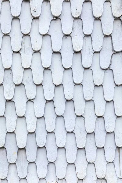 Patter of grey old wooden roof shingles — Stock Photo, Image