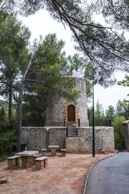 Le Tholonet, Provence, Frangı Paul Cezanne tarafından boyalı yel değirmeni