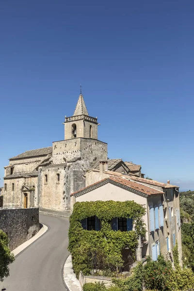 Oude kerk van Venasque, Provence, Frankrijk — Stockfoto