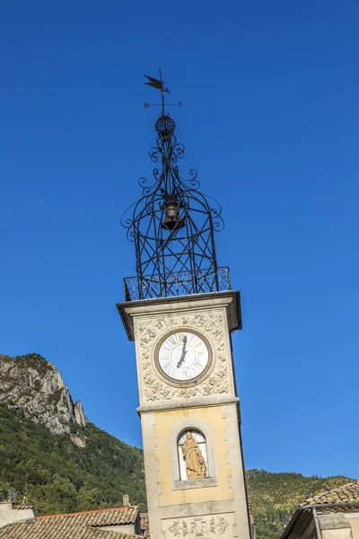 Historic clock tower in Sisteron, Provence, France — Stock Photo, Image