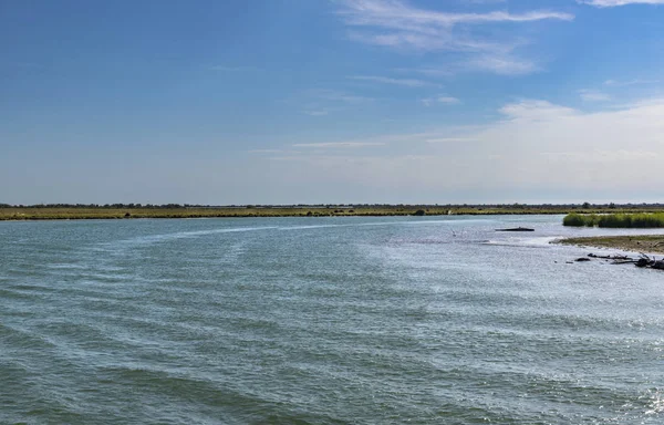 Delta del río Ródano en la camarilla — Foto de Stock