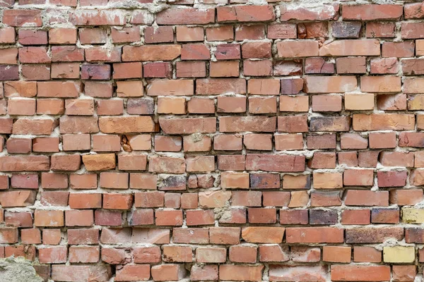 Background of old red brick wall — Stock Photo, Image