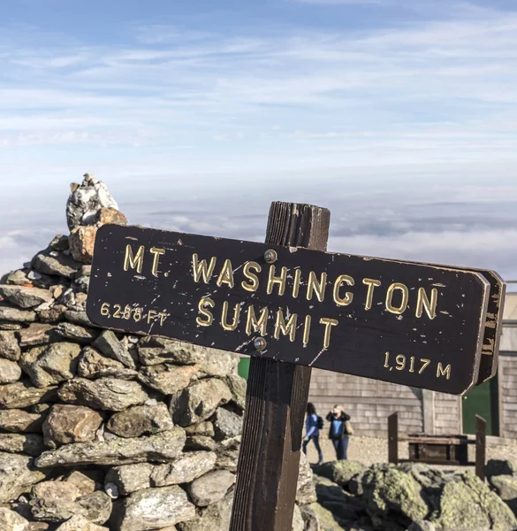 Top van Mount Washington in New Hampshire — Stockfoto