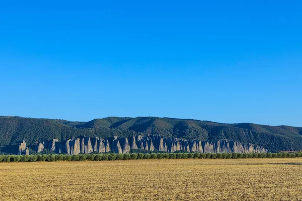 Paisagem rochosa em Le Mees, na Provença — Fotografia de Stock