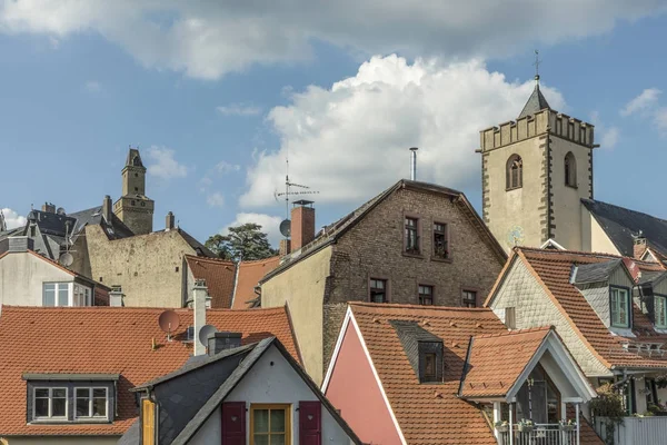Zobacz do starego miasta Kronberg — Zdjęcie stockowe