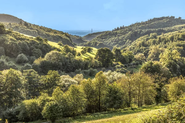 Natursköna stettbacher Tal i regionen tyska skogen Odenwald — Stockfoto