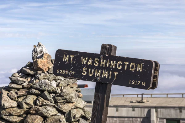 Sommet du mont Washington dans le New Hampshire — Photo