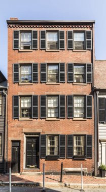 eski tuğla Boston beacon hill bölgesinde Bina