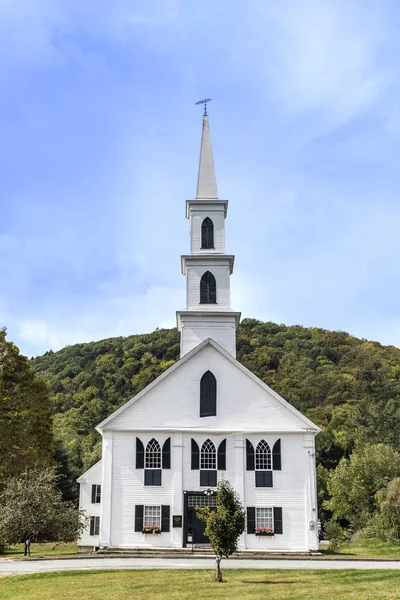 Newfane oude houten kerk — Stockfoto