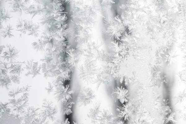 Donmuş buz kristal ayrıntılı — Stok fotoğraf