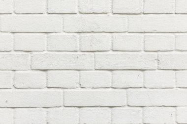 Harmonik arka plan beyaz tuğla duvar 