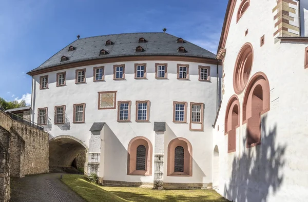 Blick auf das berühmte Kloster Eberbach in Deutschland — Stockfoto