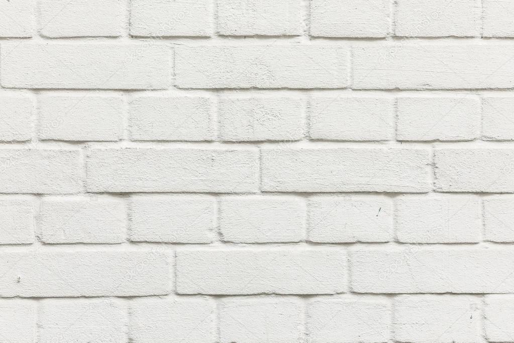 harmonic background of white brick wall 