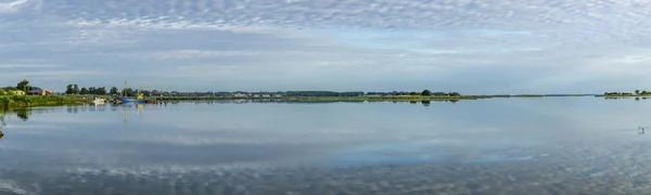 Scenic landscape at backwater of baltic sea in Benz, Usedom — Stock Photo, Image