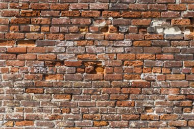 Tuğla duvar dokusunun arkaplanı 