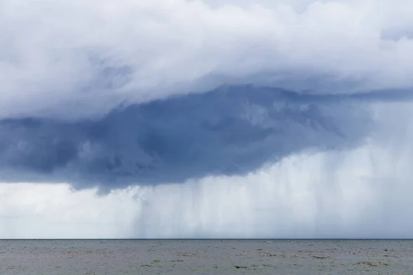 bad weather with storm at pacific ocean