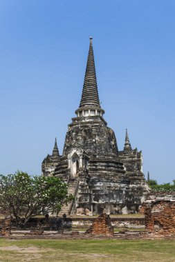  tapınak alanı Wat Phra Si Sanphet, Ayutthaya içinde Kraliyet Sarayı
