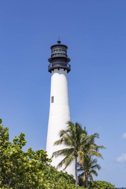 cape Florida anahtar biscayne ünlü deniz feneri