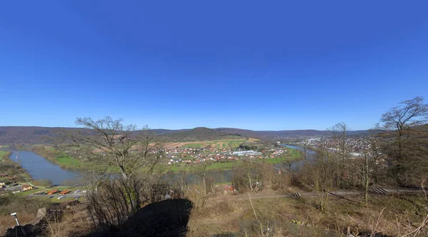 Main mit Freuden und Collenberg — Stockfoto